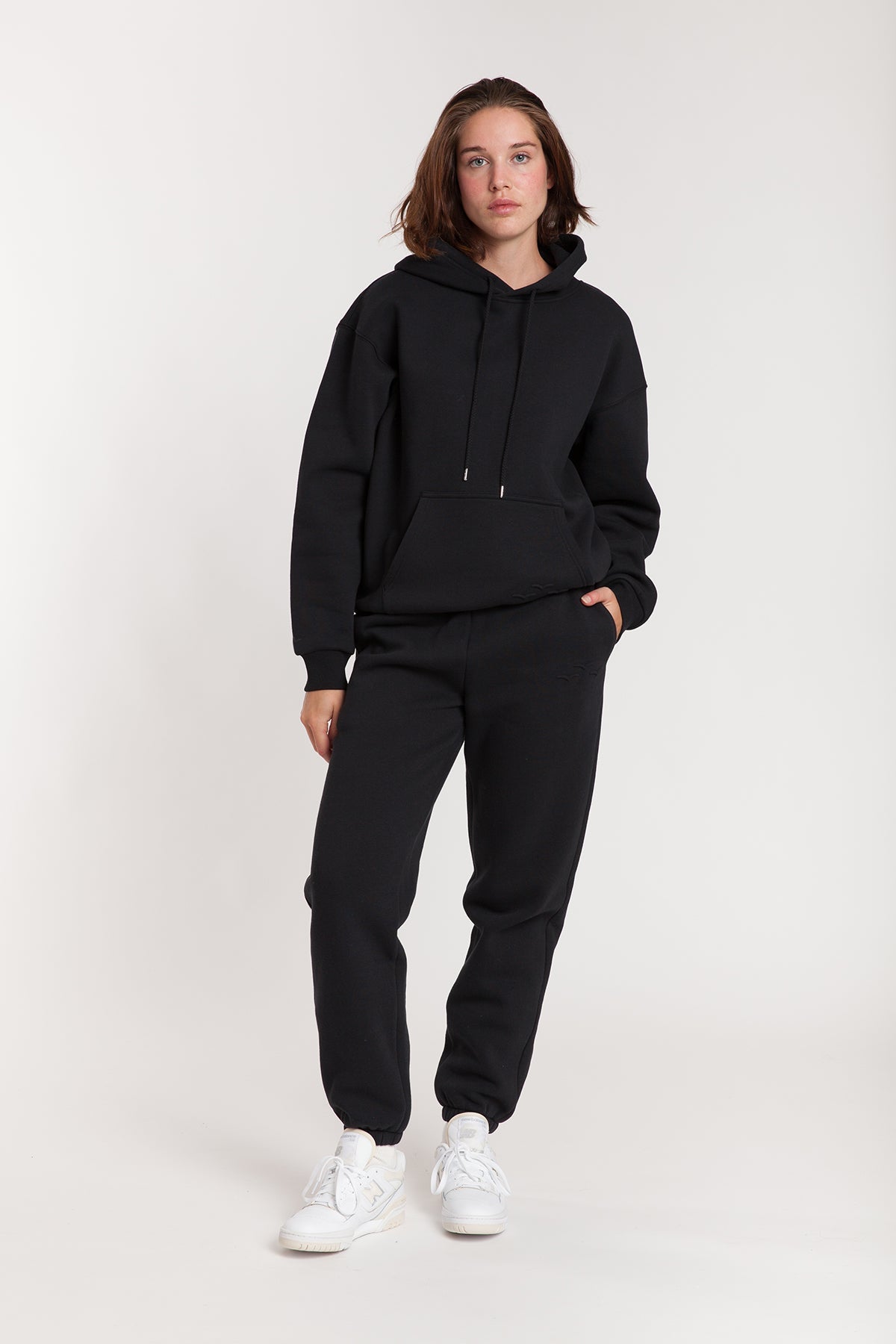 Sweat à capuche Femme Noir