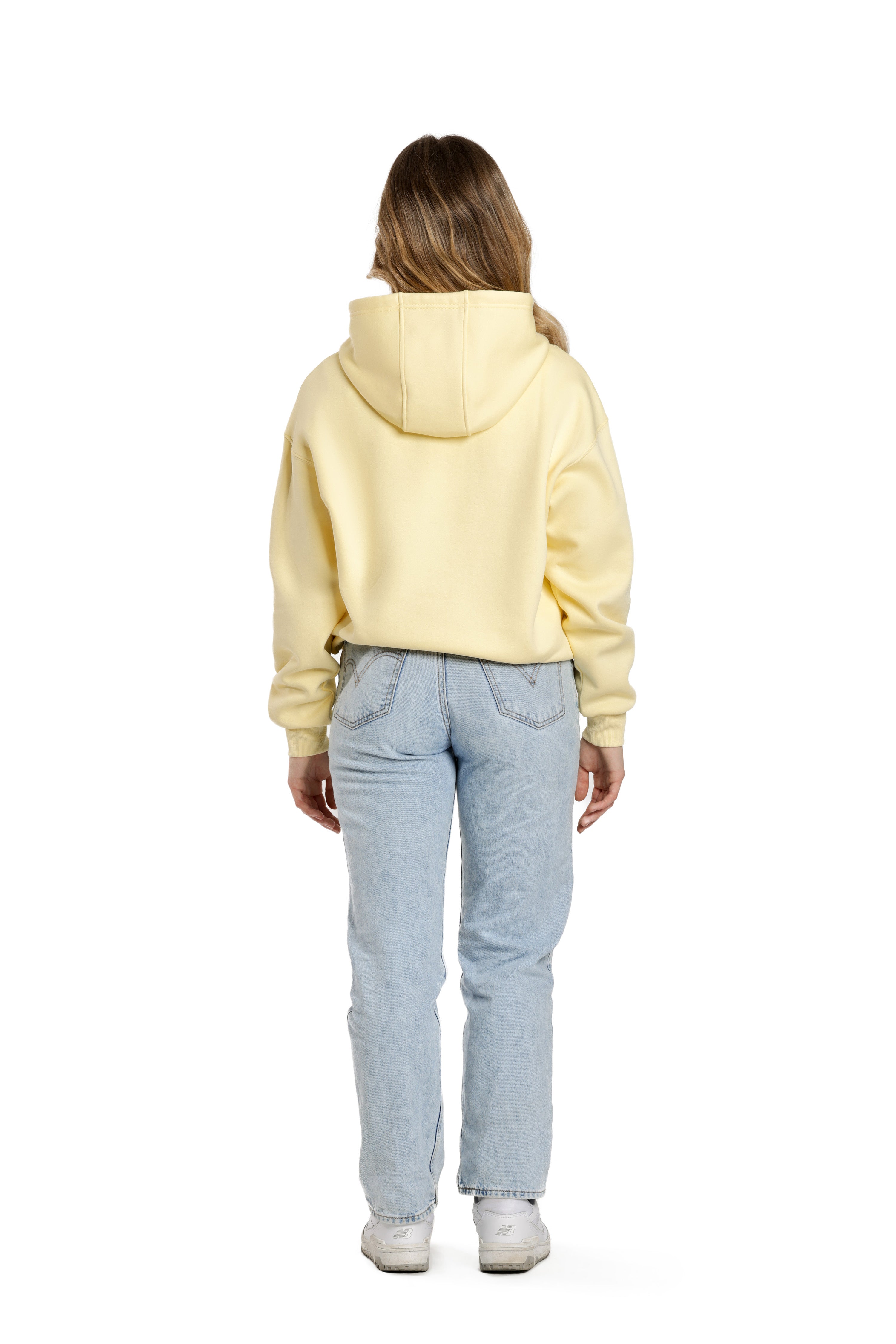 Sweat à capuche Femme Jaune Banane