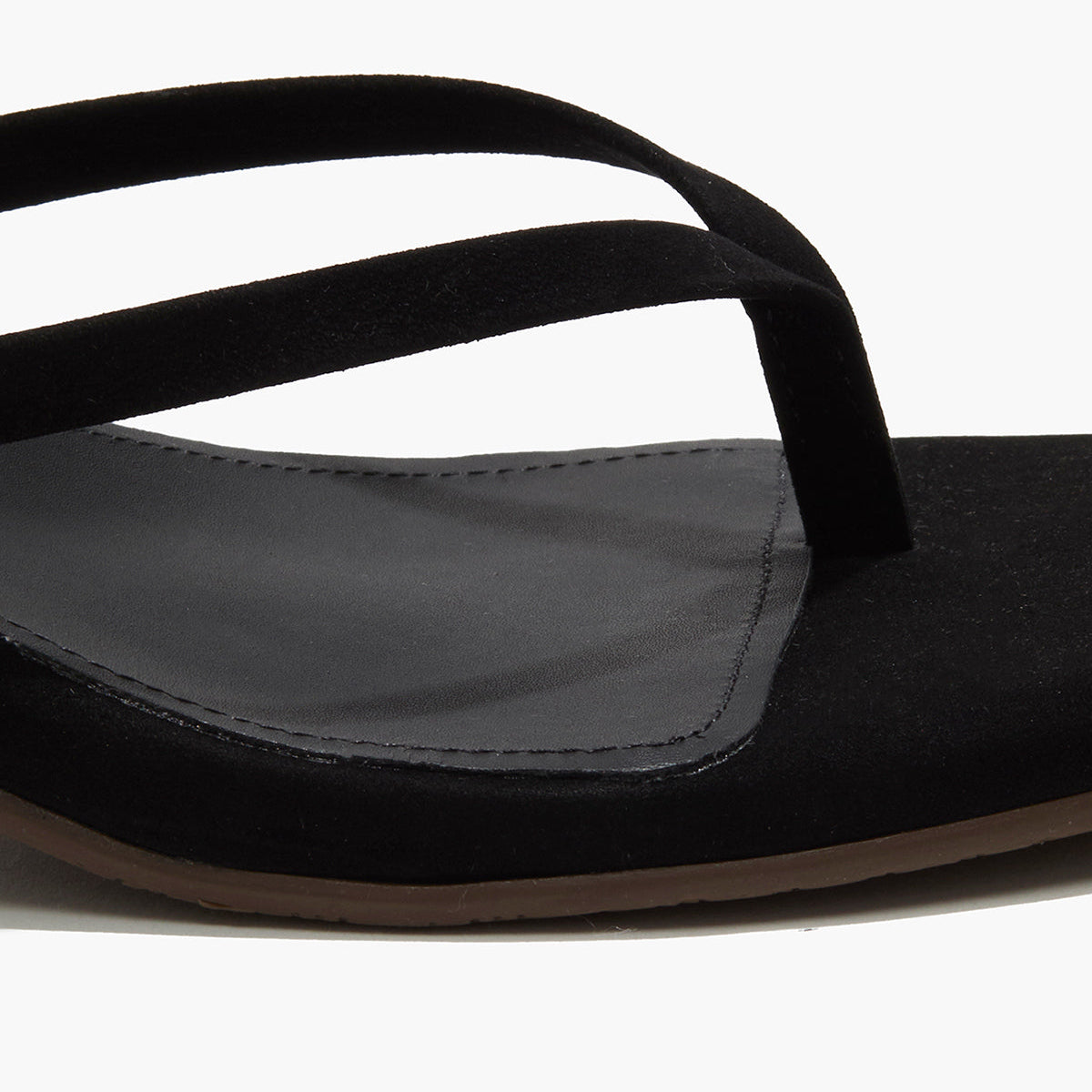 Sandales Julia Square Toe Suede Sable