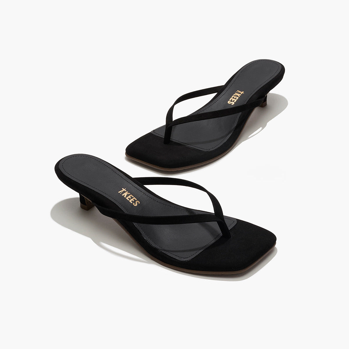 Sandales Julia Square Toe Suede Sable