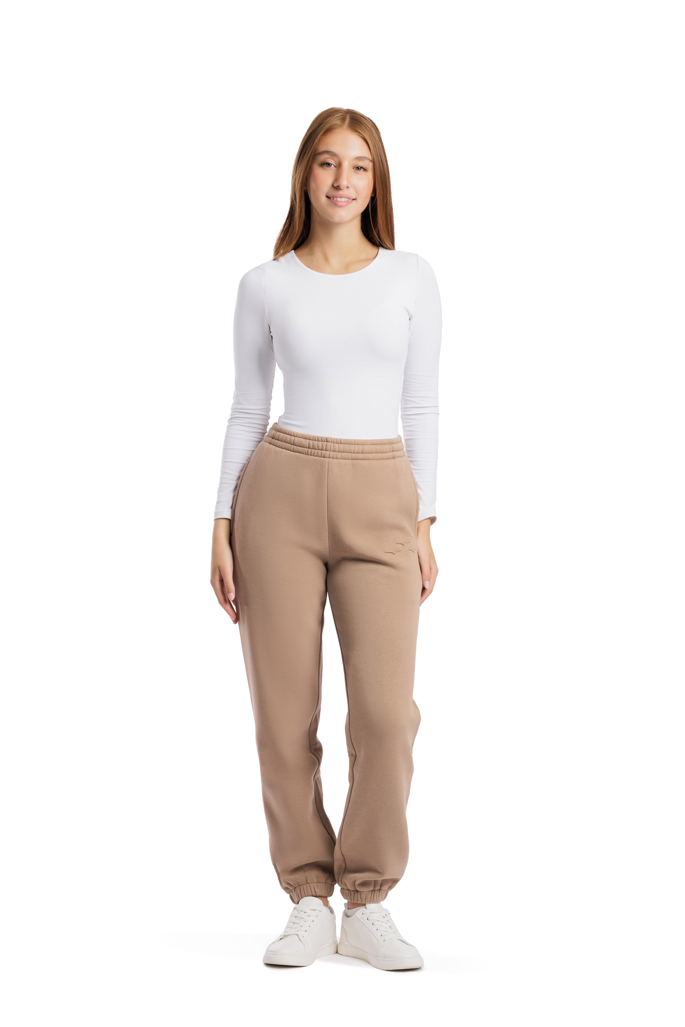 Pantalon de survêtement Femme Camel