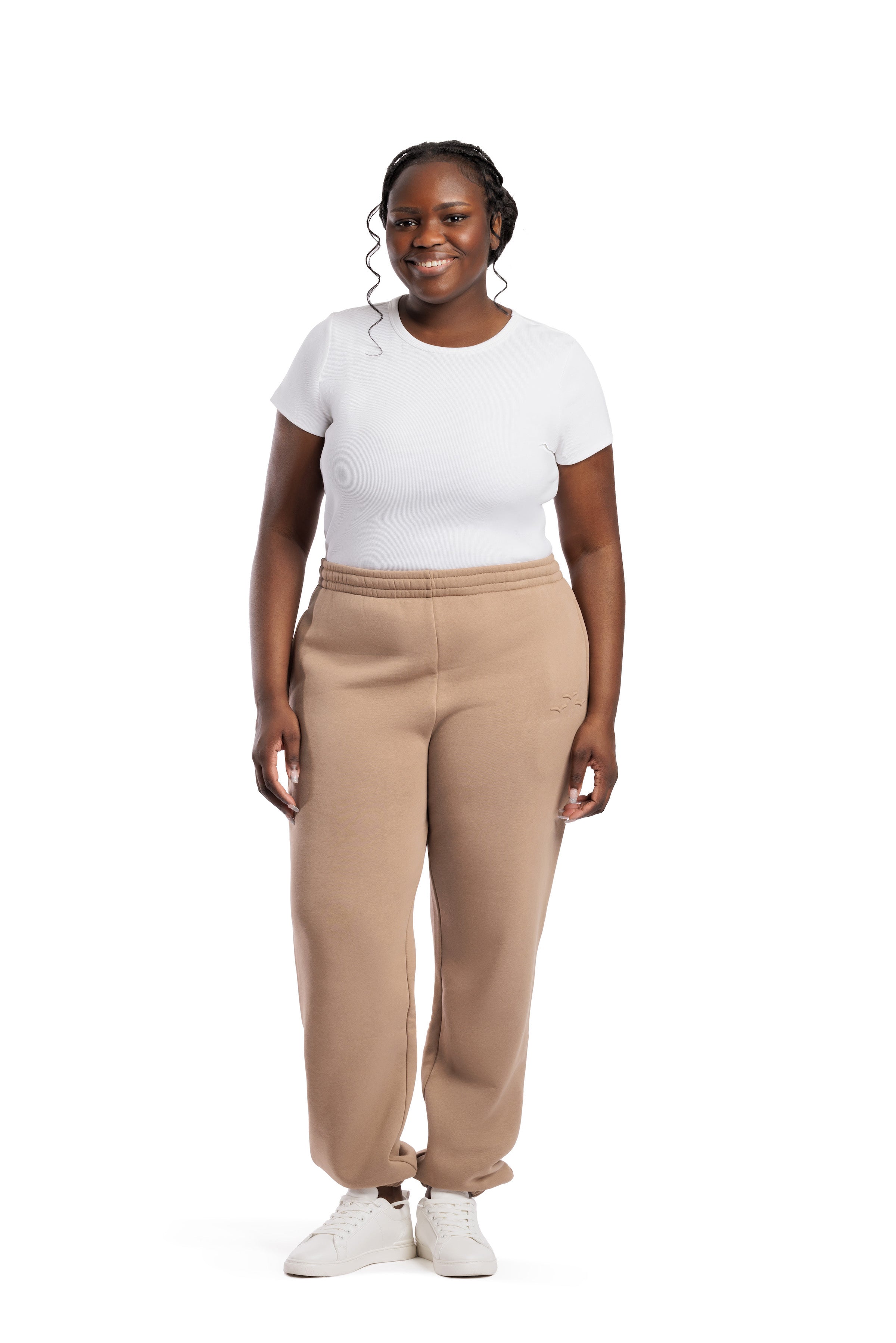 Pantalon de survêtement Femme Camel