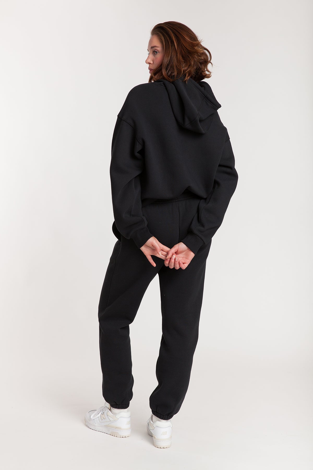 Sweat à capuche Femme Noir