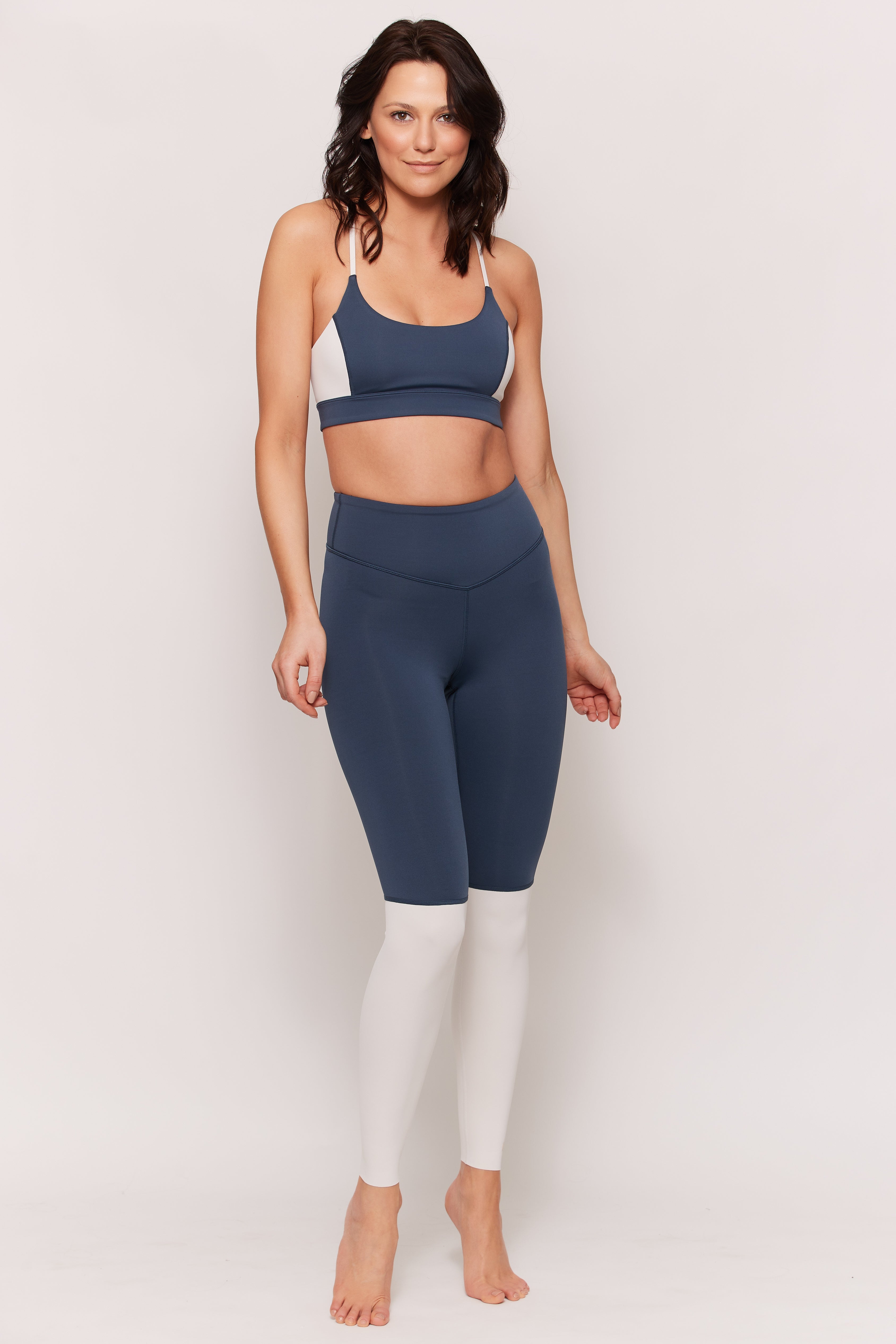 Brassière Focus coloris Bleu Minuit/Blanc Alyssum