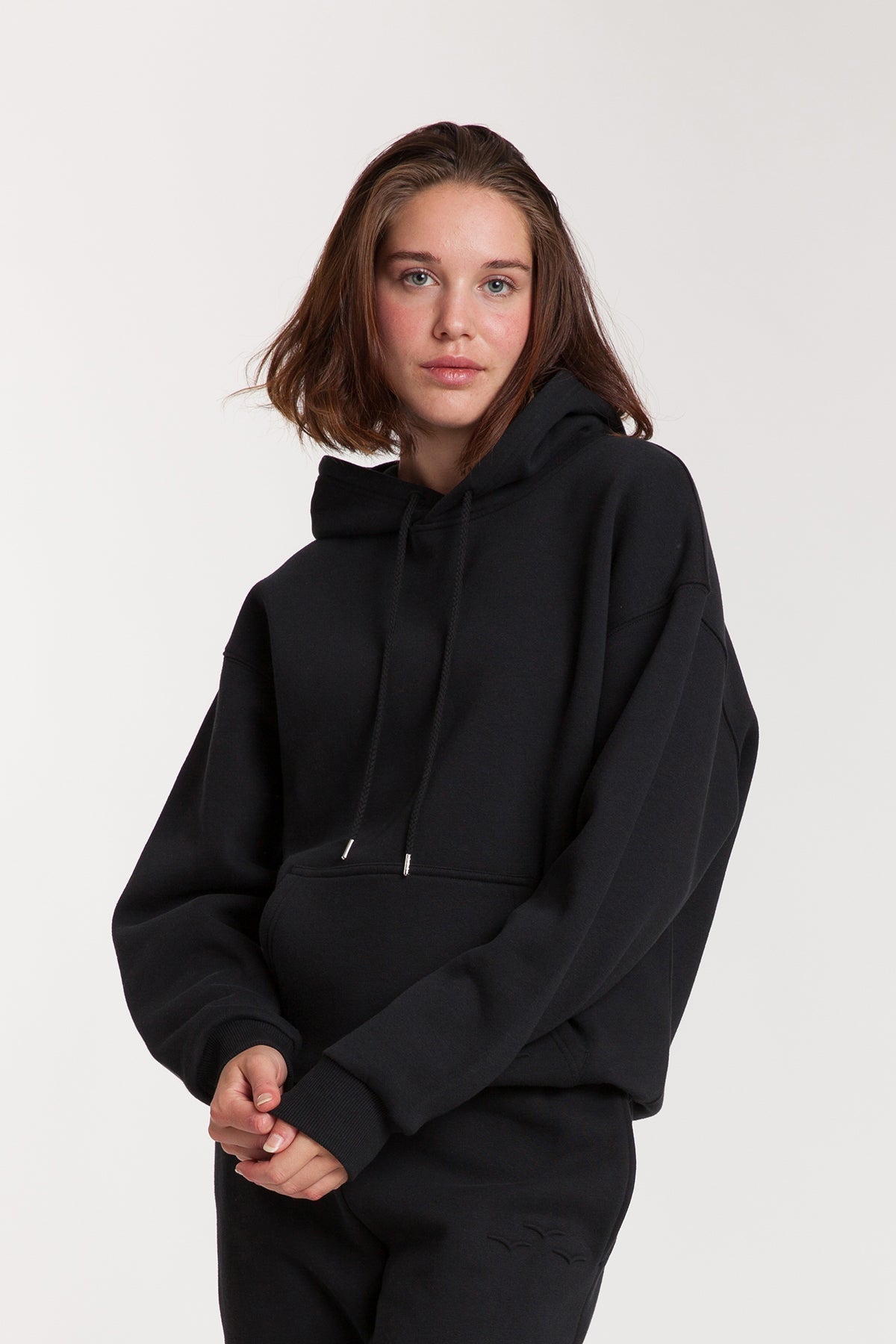 Sweat à capuche Femme Noir