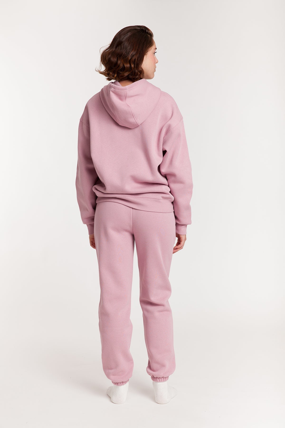 Sweat à capuche Femme Rose