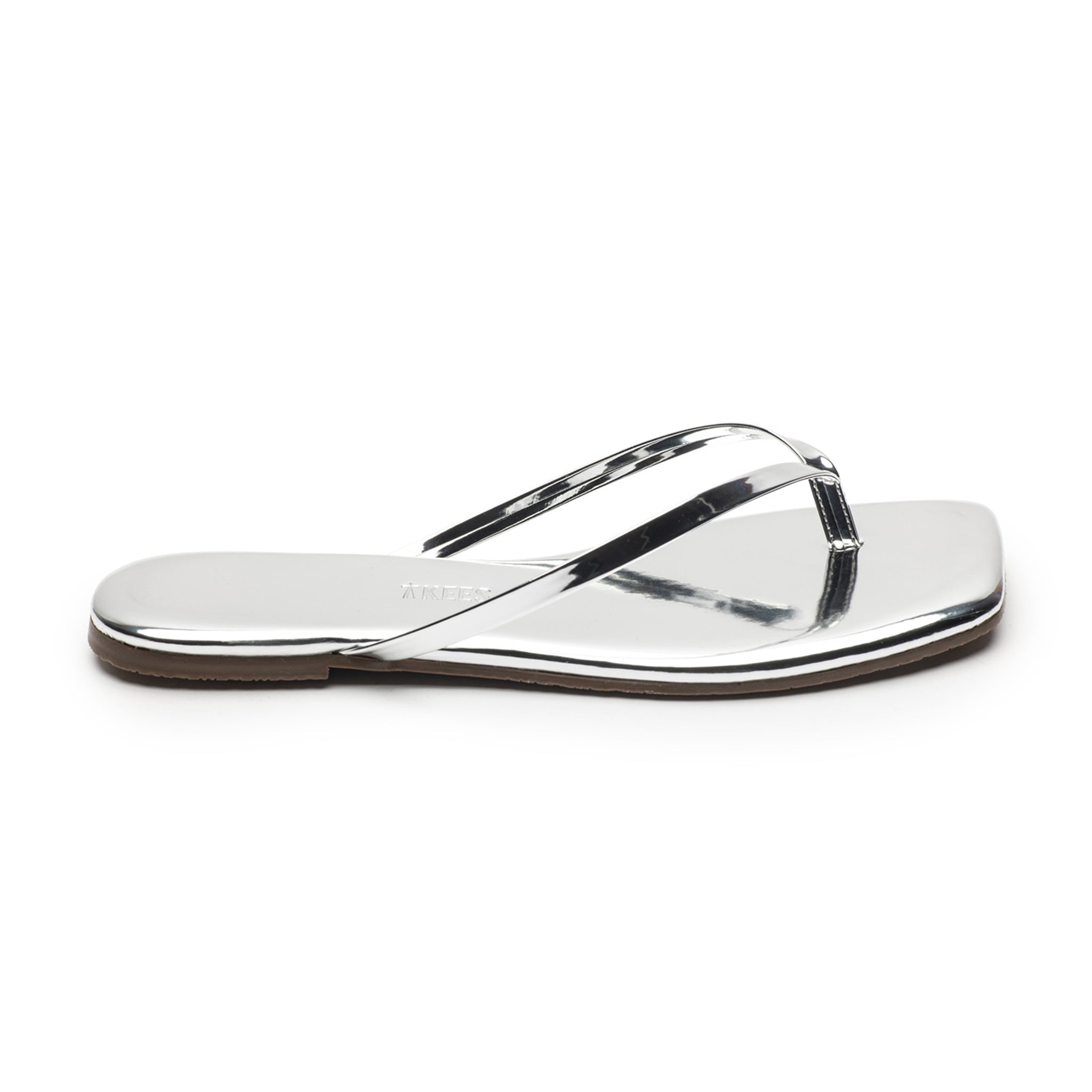 Sandales Square Toe Lily Mirror Chrome
