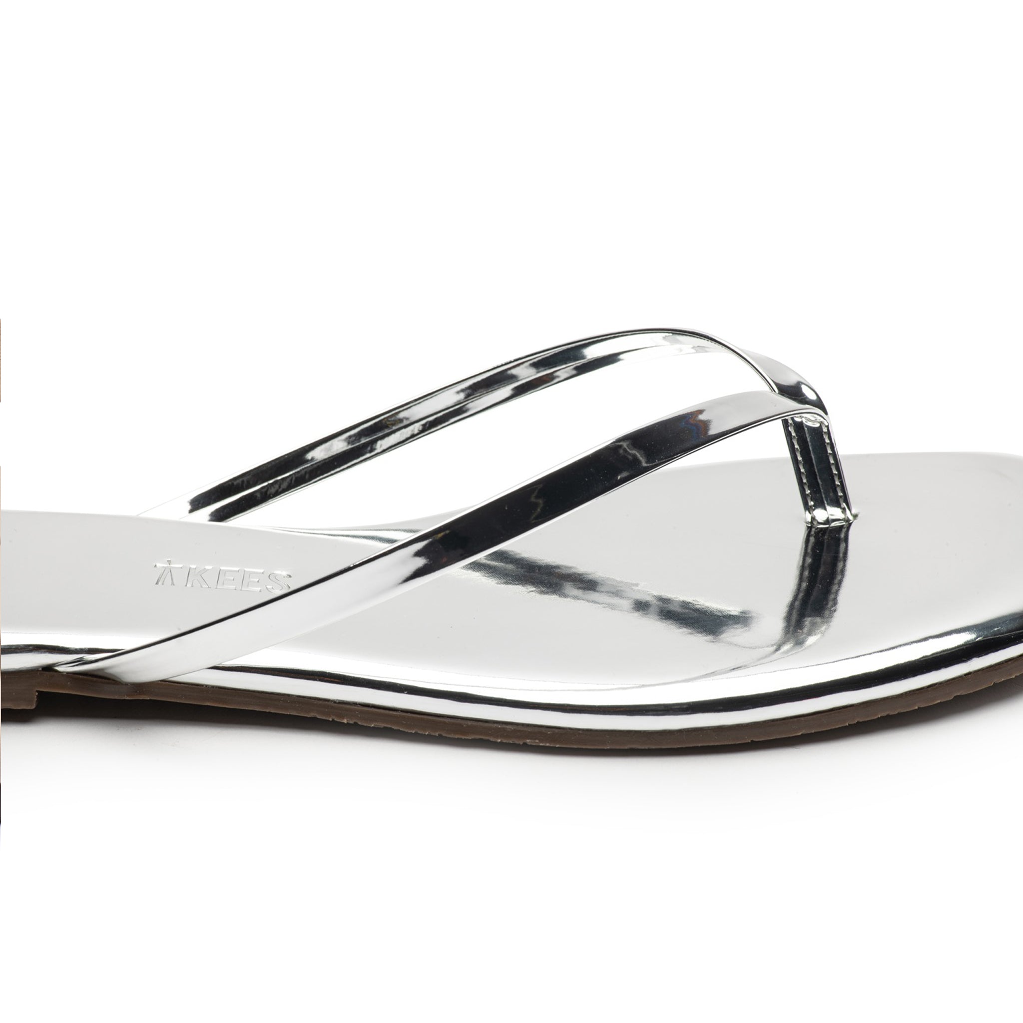 Sandales Square Toe Lily Mirror Chrome